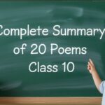 complete-summary-of-20-poems-class-10