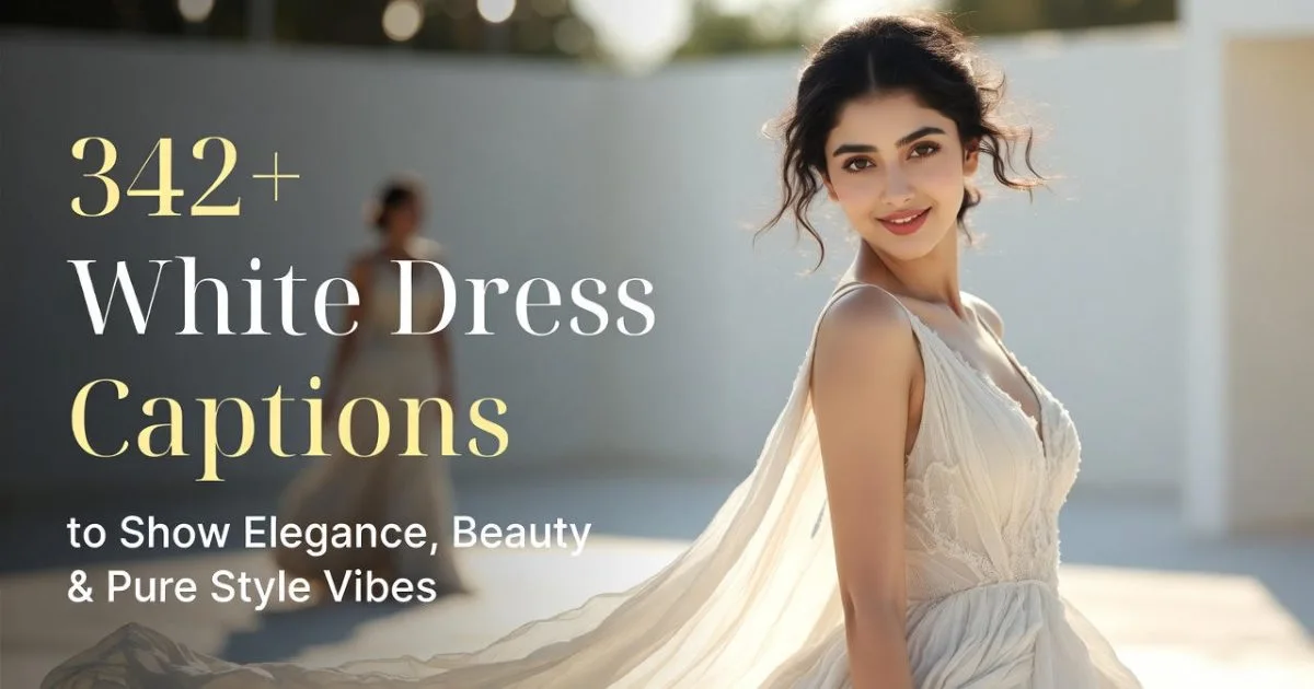 white-dress-captions